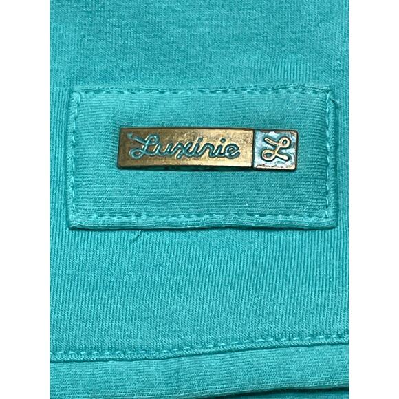 Luxirie by LRG Activewear Zip Front Aqua Sweatshirt Jacket size XL - Picture 4 of 13